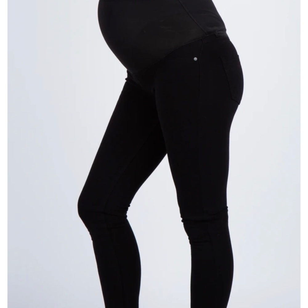 Pink blush maternity jeggings